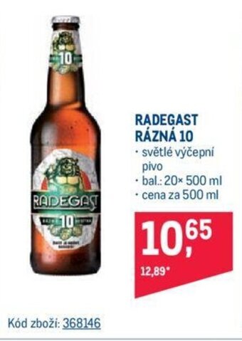 Makro RADEGAST RÁZNÁ 10 nabídka