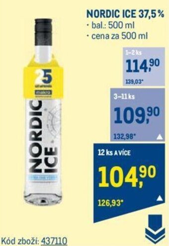 Makro NORDIC ICE 37,5% nabídka