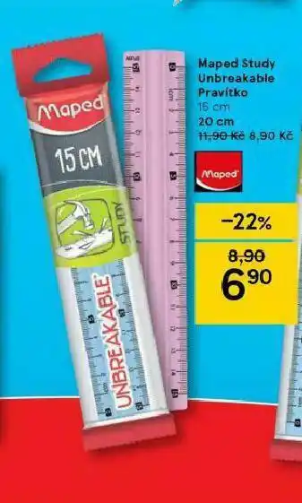 Tesco Maped study unbreakable pravítko 15 cm nabídka