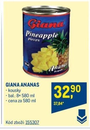 Makro GIANA ANANAS nabídka