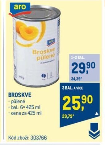 Makro BROSKVE nabídka