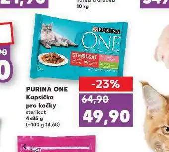 Kaufland Ůpurina one kapsičky pro kočky nabídka