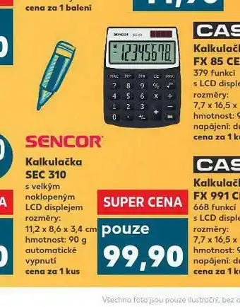 Kaufland Kalkulačka sencor nabídka