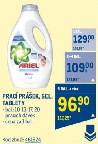 Makro PRACÍ PRÁŠEK, GEL, TABLETY nabídka