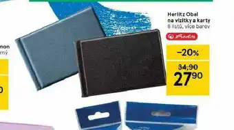 Tesco Herlitz obal na vizitky a karty nabídka