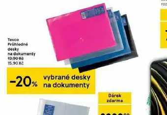 Průhledné desky na dokumenty