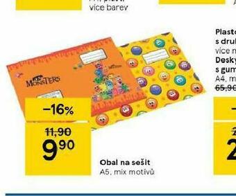 Tesco Obal na sešity nabídka