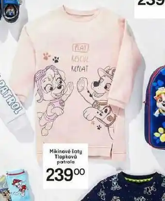 Tesco Mikinové šaty tlapková patrola nabídka
