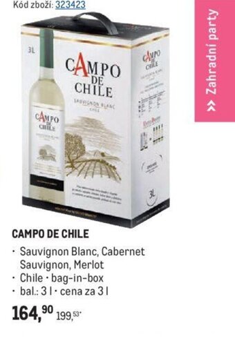 Makro CAMPO DE CHILE nabídka