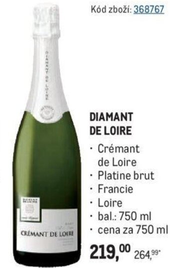 Makro DIAMANT DE LOIRE nabídka