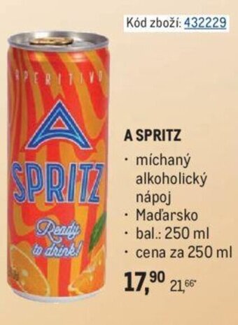 Makro A SPRITZ nabídka
