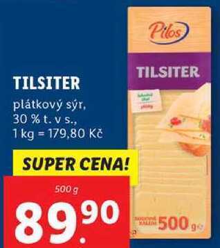 Lidl Tilsiter, 500 g nabídka