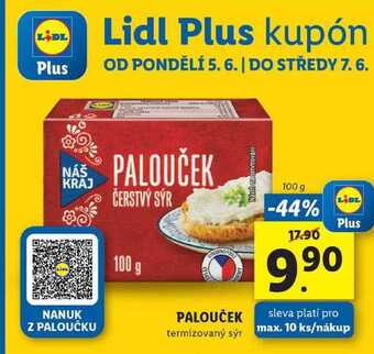 Lidl Palouček, 100 g nabídka