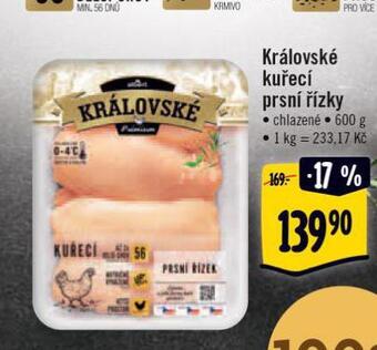 Albert Královské kuřecí prsní řízky nabídka