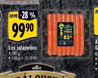 Albert Los jalapeňos nabídka