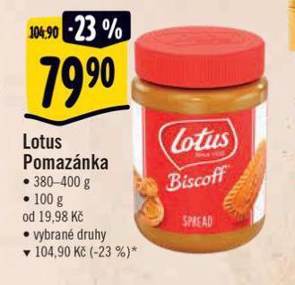 Albert Lotus pomazánka nabídka