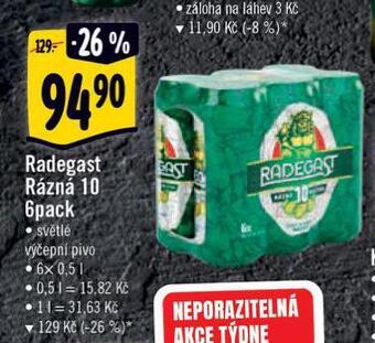 Albert Pivo radegast nabídka
