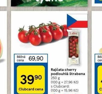 Tesco Rajčata cherry podlouhlá strabena nabídka