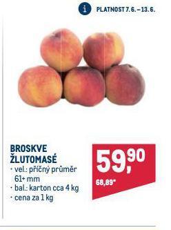 Makro Broskve nabídka