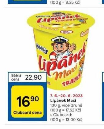 Tesco Lipánek maxi nabídka