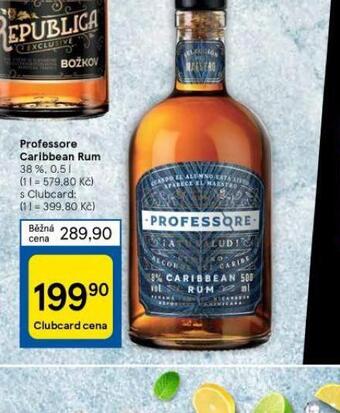 Tesco Professore caribbean rum nabídka