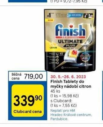 Tesco Finish tablety do myčky nabídka