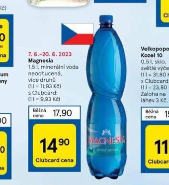 Tesco Magnesia nabídka