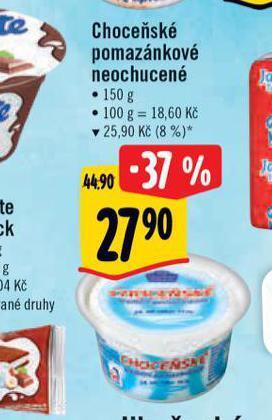 Albert Choceňské pomazánkové neochucené nabídka