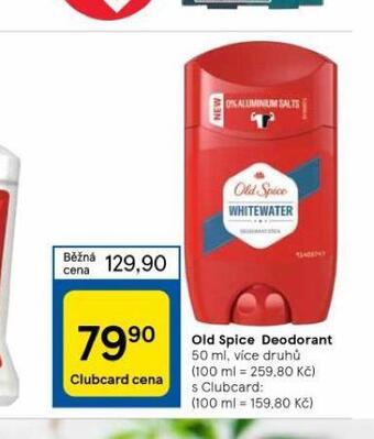 Tesco Old spice deodorant nabídka