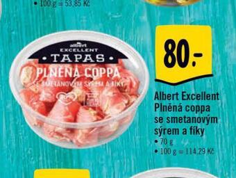 Albert Plněná coppa se smetanovým sýrem a fíky nabídka