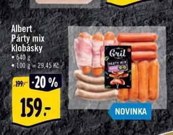 Albert Párty mix klobásky nabídka