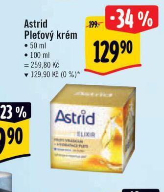 Albert Astrid pleťový krém nabídka