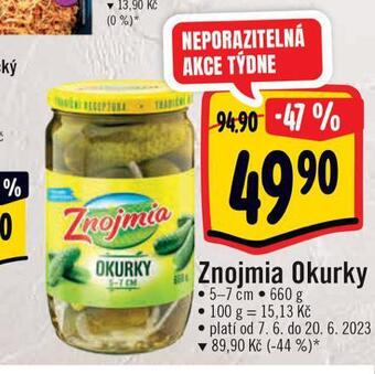Albert Znojmia okurky nabídka