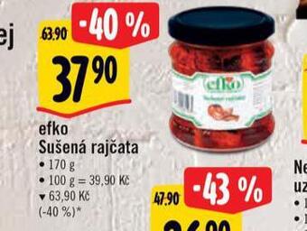 Albert Efko sušená rajčata nabídka