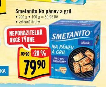Albert Smetanito na pánev a gril nabídka