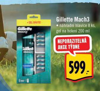 Albert Gillette mach3 holicí strojek nabídka