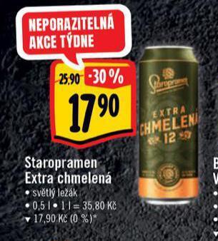 Albert Pivo staropramen nabídka