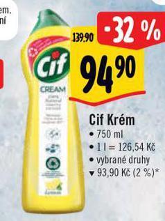 Albert Cif krém nabídka