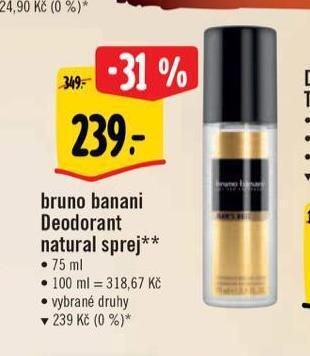 Albert Bruno banani deodorant nabídka