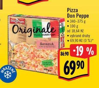 Albert Pizza don peppe nabídka