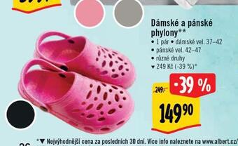 Albert Dámské a pánské phylony nabídka