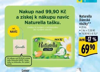 Albert Naturella dámské vložky nabídka