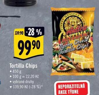 Albert Tortilla chips nabídka