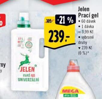 Albert Jelen prací gel nabídka
