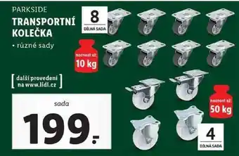Lidl Transportní kolečka nabídka
