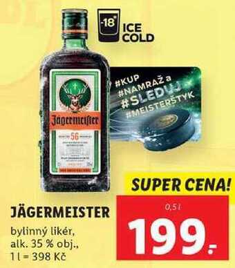 Lidl Jägermeister, 0,5 l nabídka