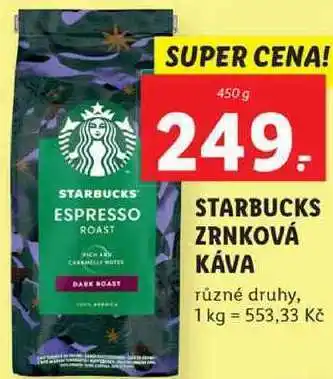Starbucks zrnková káva, 450 g