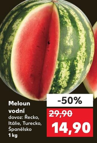 Kaufland Meloun vodní nabídka