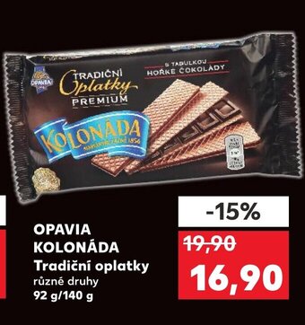 Kaufland OPAVIA KOLONÁDA Tradiční oplatky nabídka