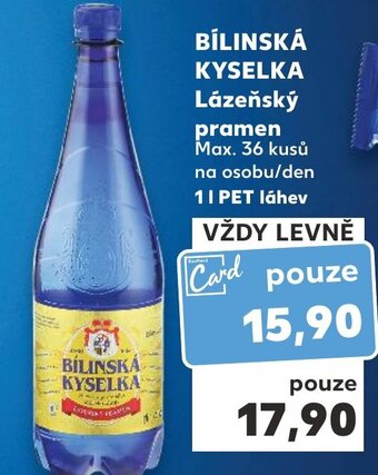 Kaufland BÍLINSKÁ KYSELKA Lázeňský pramen nabídka